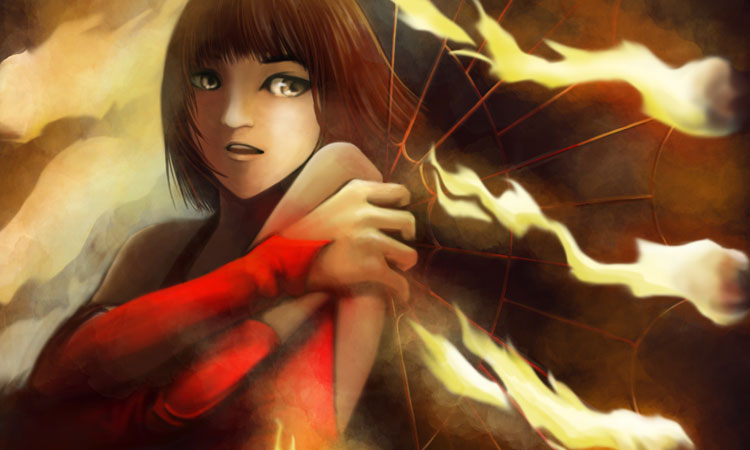 Fire Dancer Illustration
