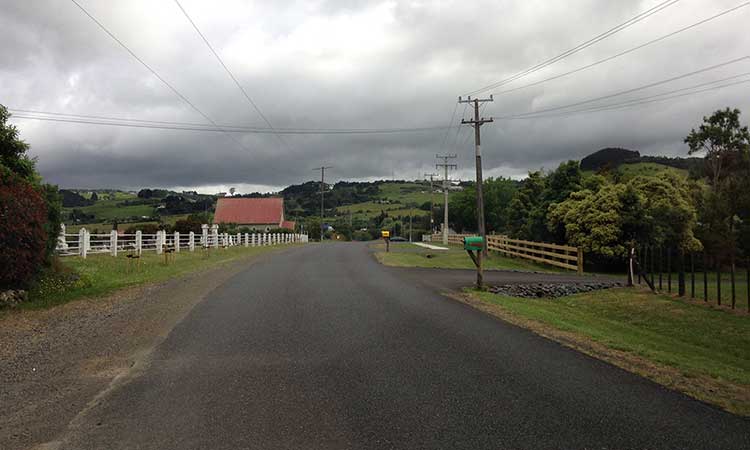 On the road in New Zealand
